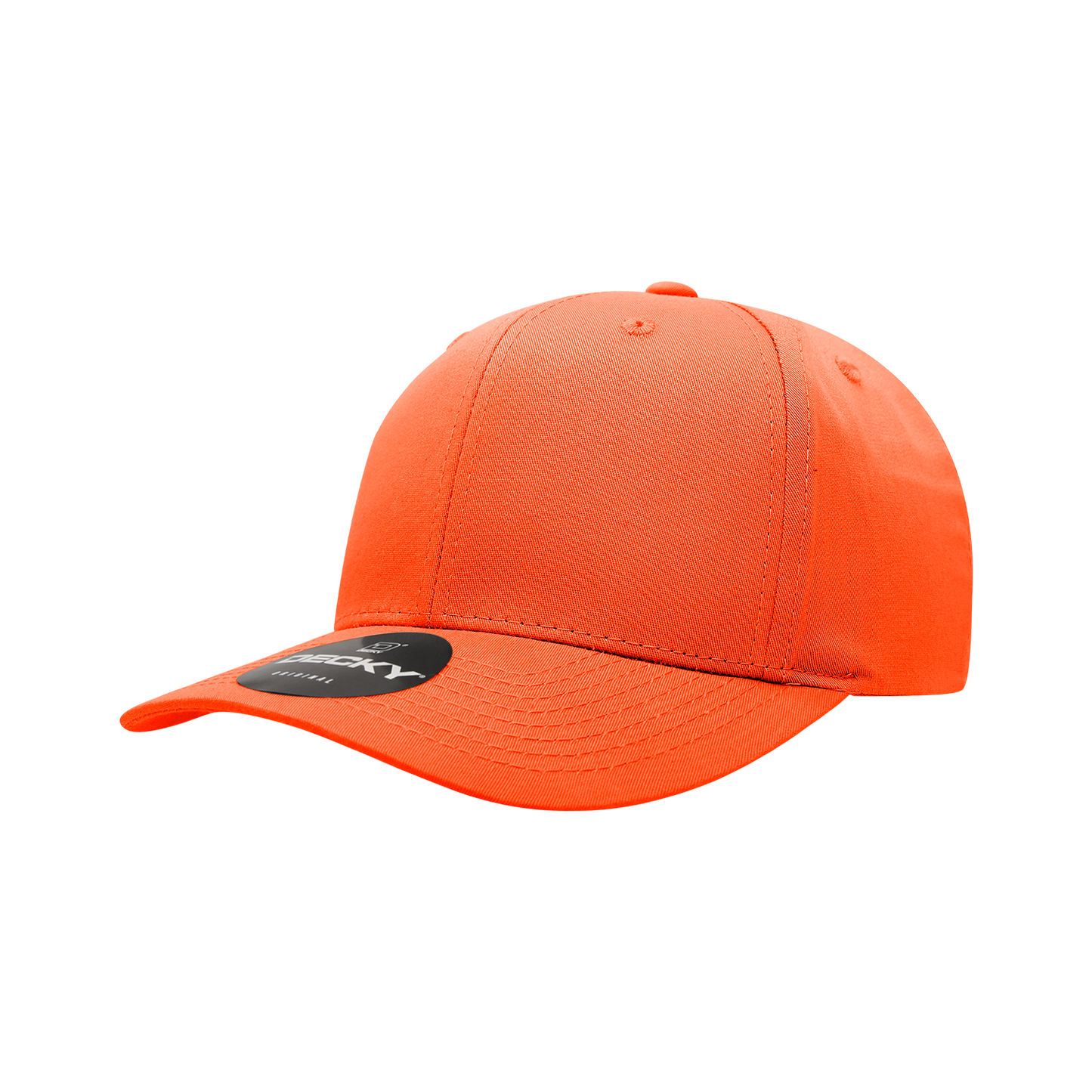 6 Panel Mid Profile Structured Cotton Blend Cap Snapback 6022
