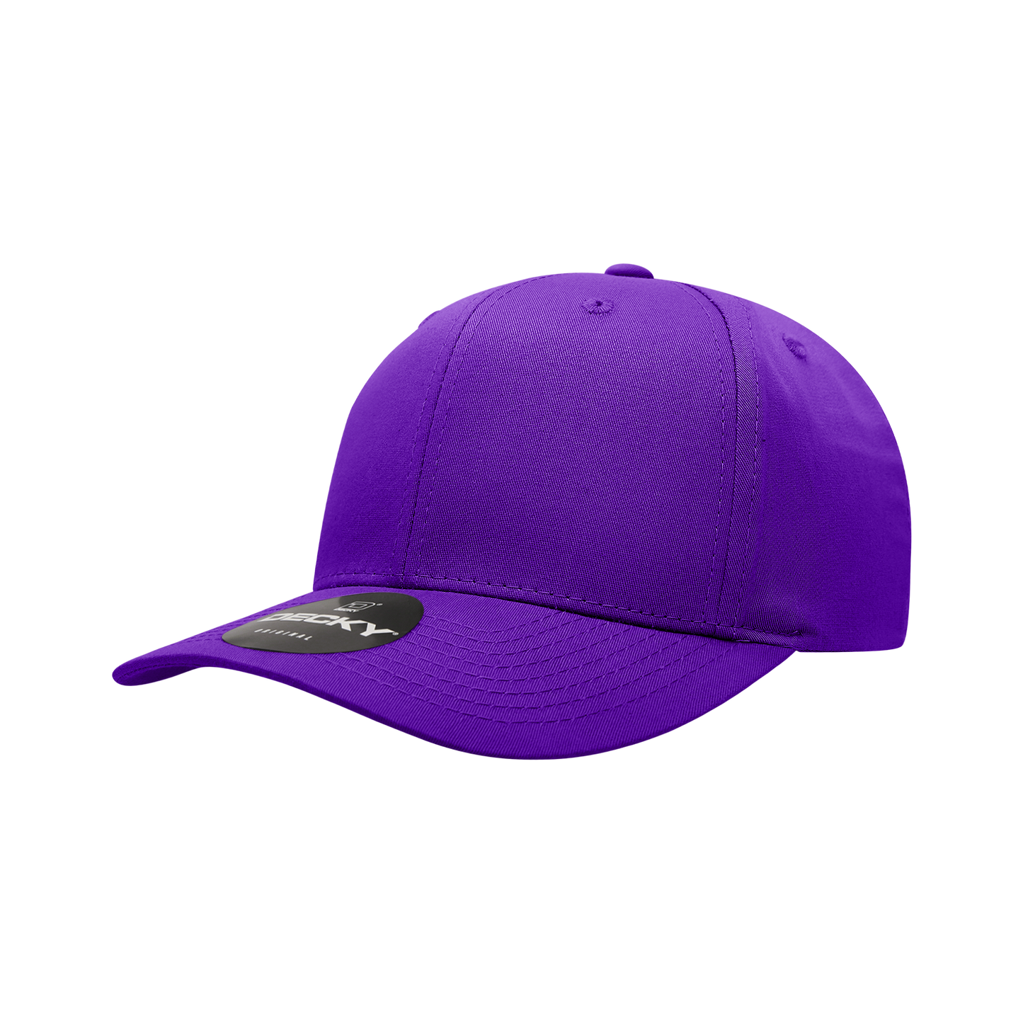 6 Panel Mid Profile Structured Cotton Blend Cap Snapback 6022