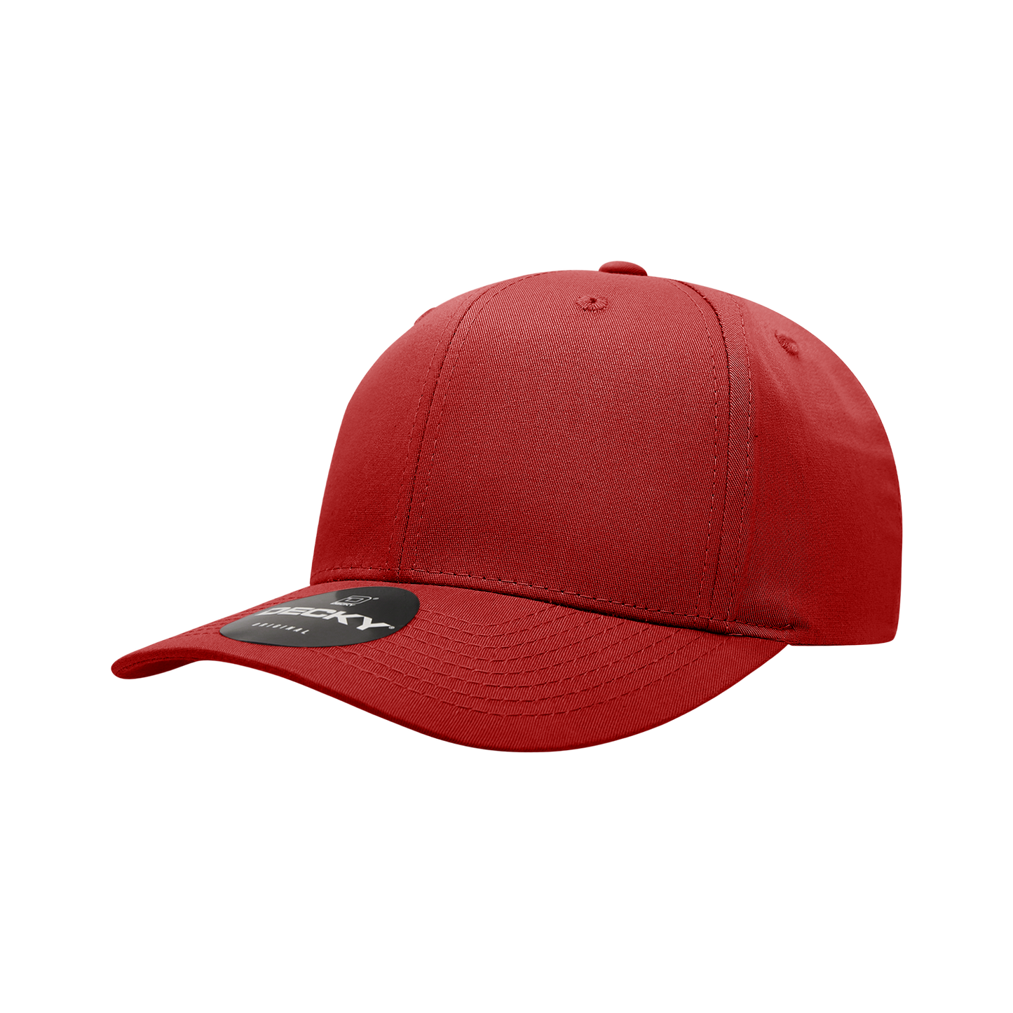6 Panel Mid Profile Structured Cotton Blend Cap Snapback 6022
