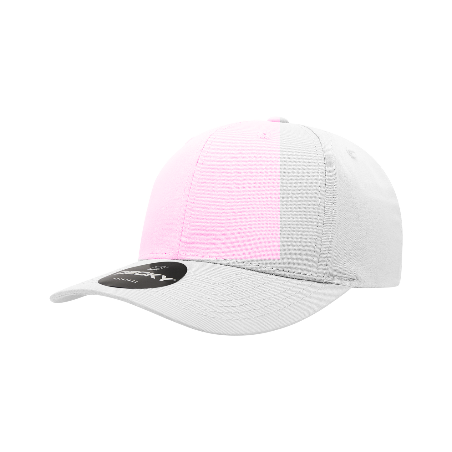 6 Panel Mid Profile Structured Cotton Blend Cap Snapback 6022
