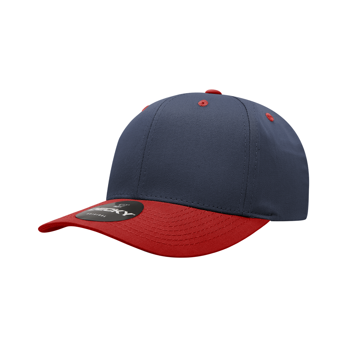 6 Panel Mid Profile Structured Cotton Blend Cap Snapback 6022