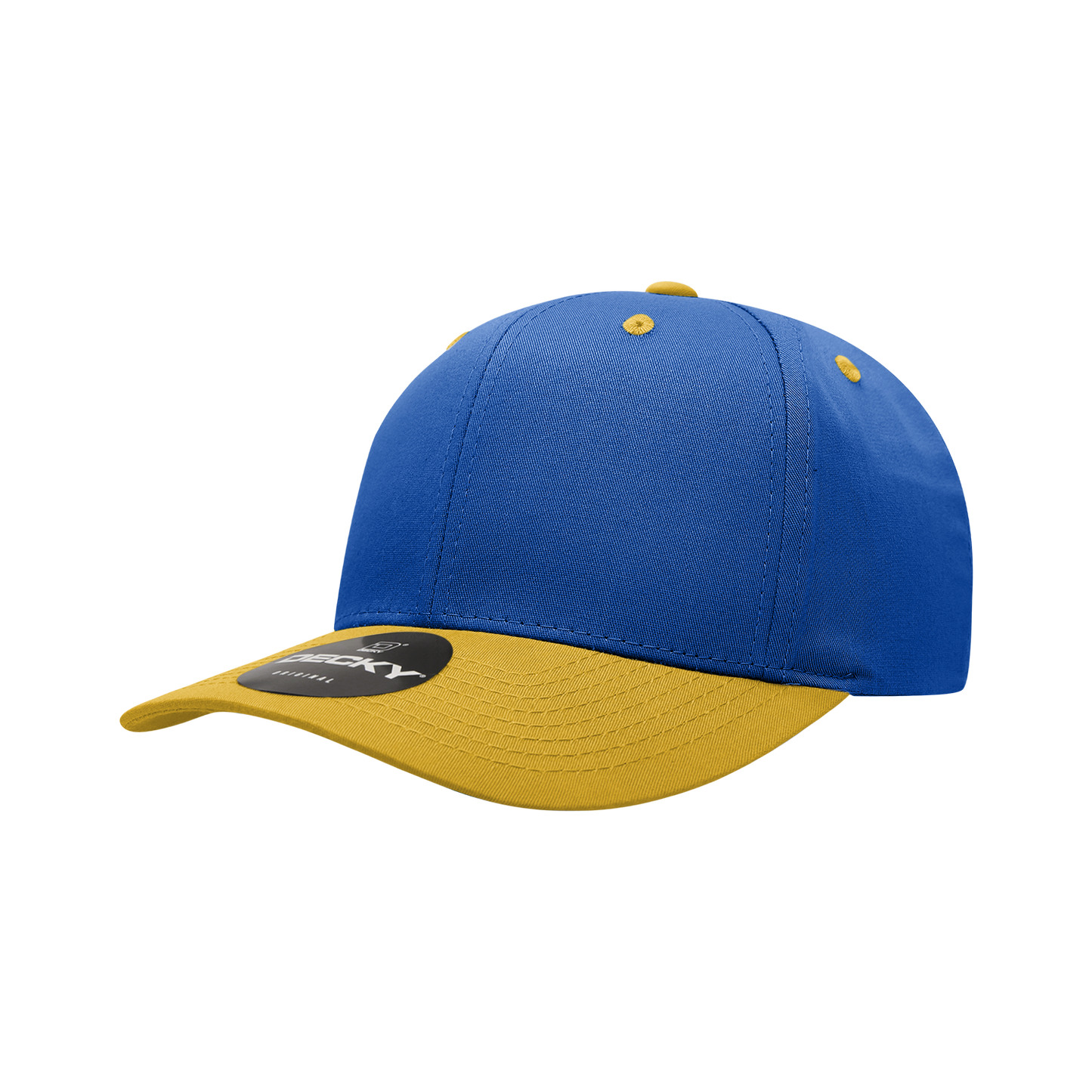 6 Panel Mid Profile Structured Cotton Blend Cap Snapback 6022