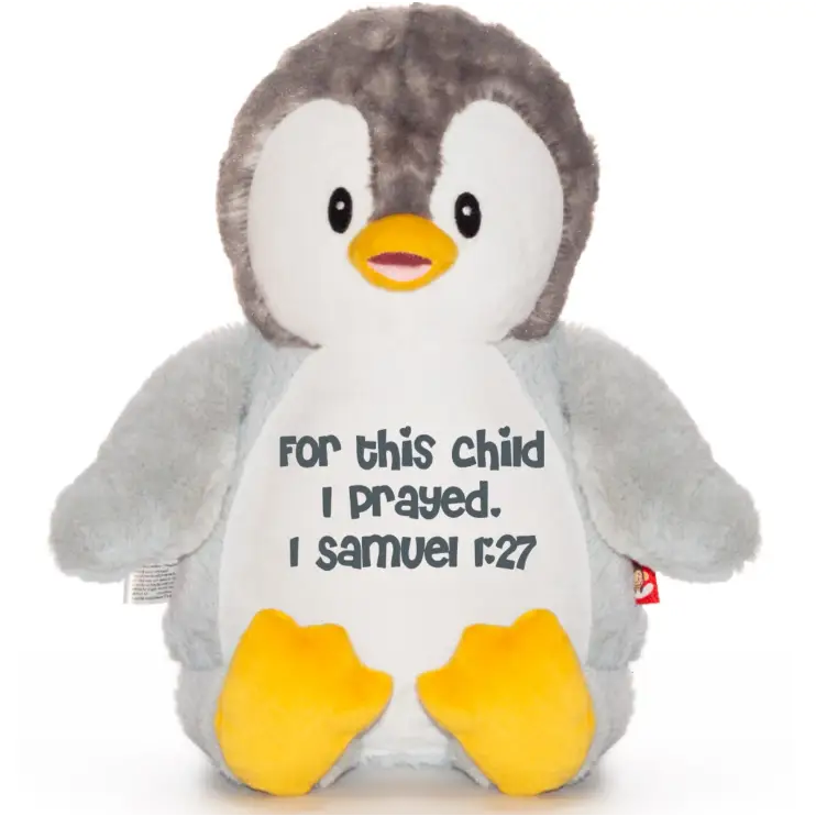 Penguin Cute Plush - Bible Verse - Plushie