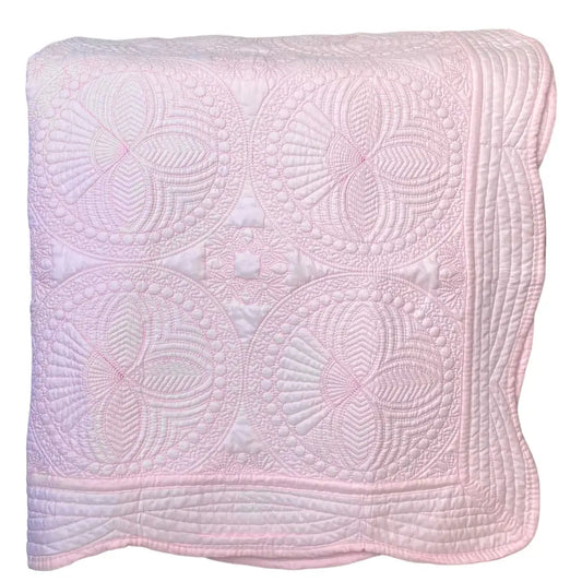 Pink Baby Quilt - Baby Quilt