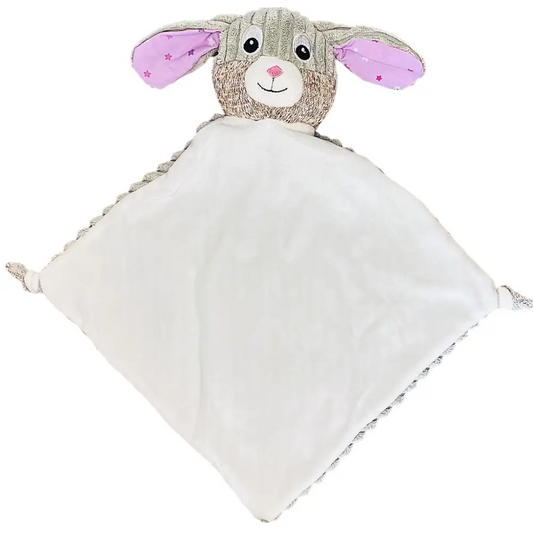 Sensory Bubblegum Bunny Personalized Lovey - Personalized