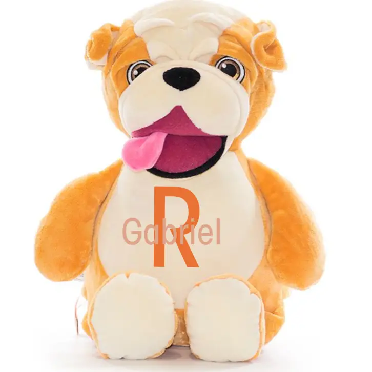 Signature Bulldog Cute Plush - First Name, Last Initial -