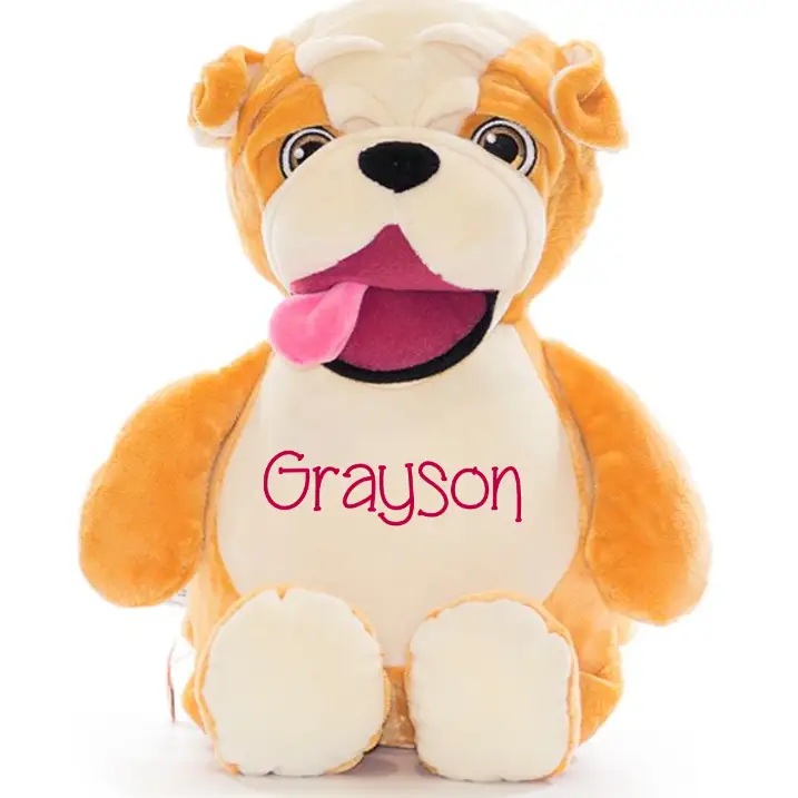 Signature Bulldog Cute Plush - First Name - Plushie