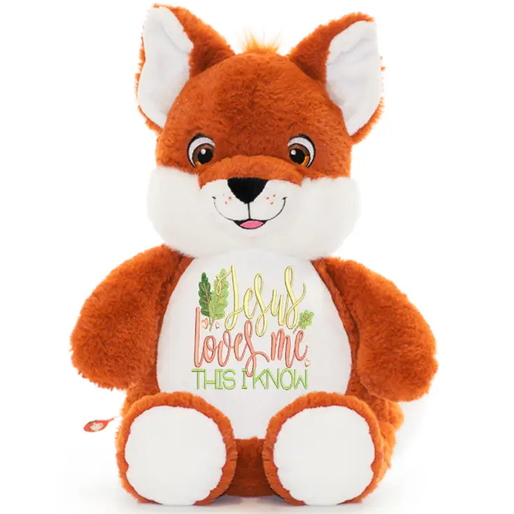 Signature Fox Cute Plush - Baby Word Art - Plushie