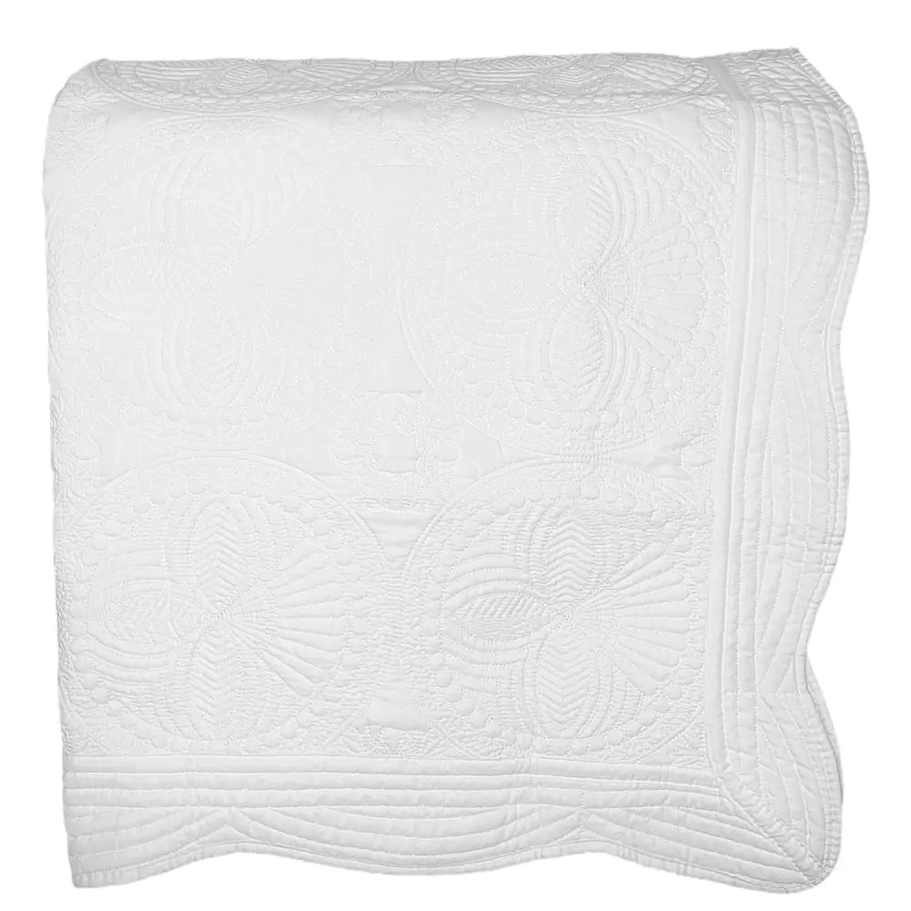 White Baby Quilt - Baby Quilt
