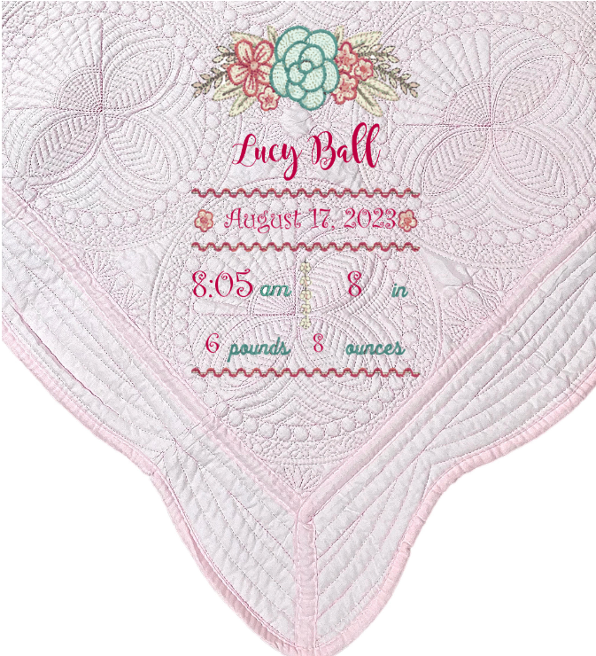 Pink Baby Quilt