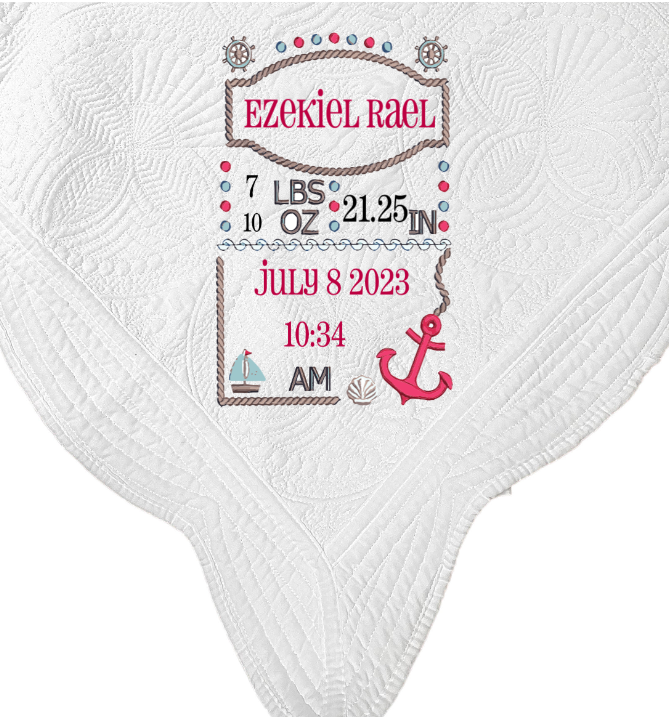 White Baby Quilt