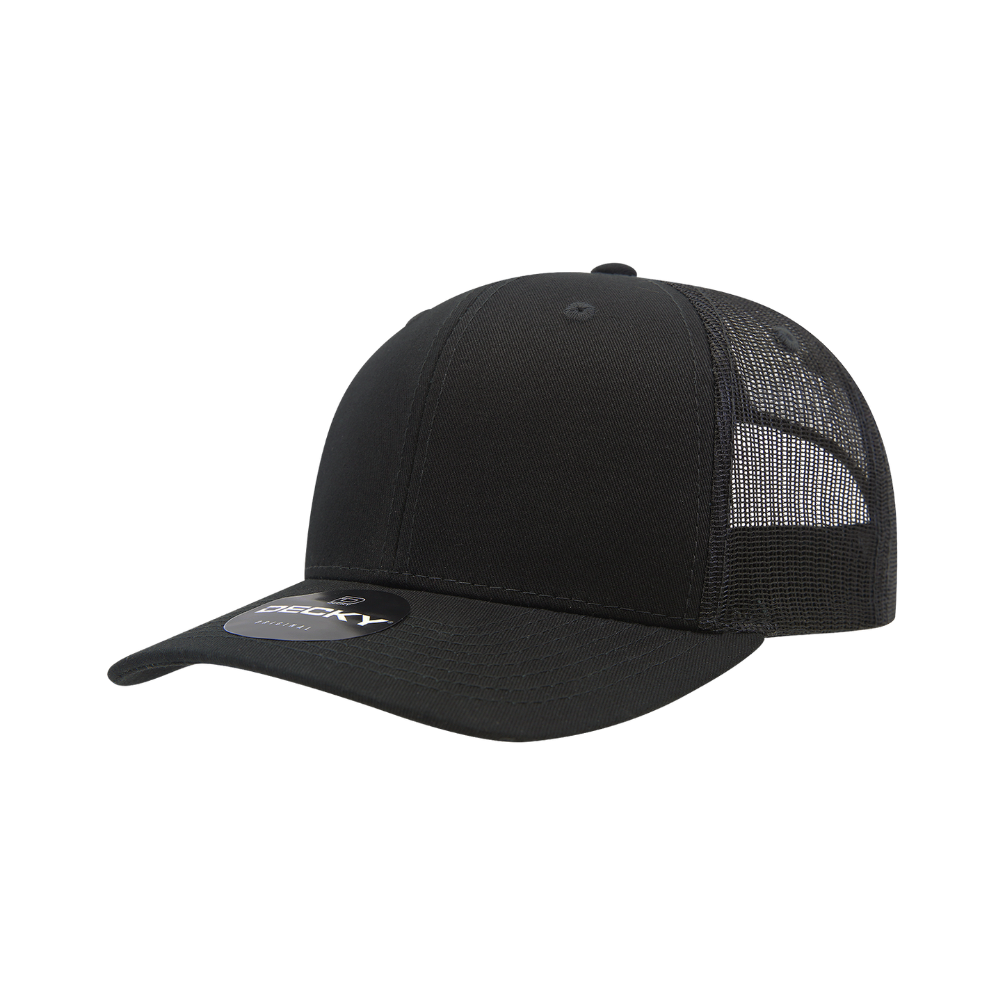 6 Panel Mid Profile Structured Mesh Back Blend Trucker 6021