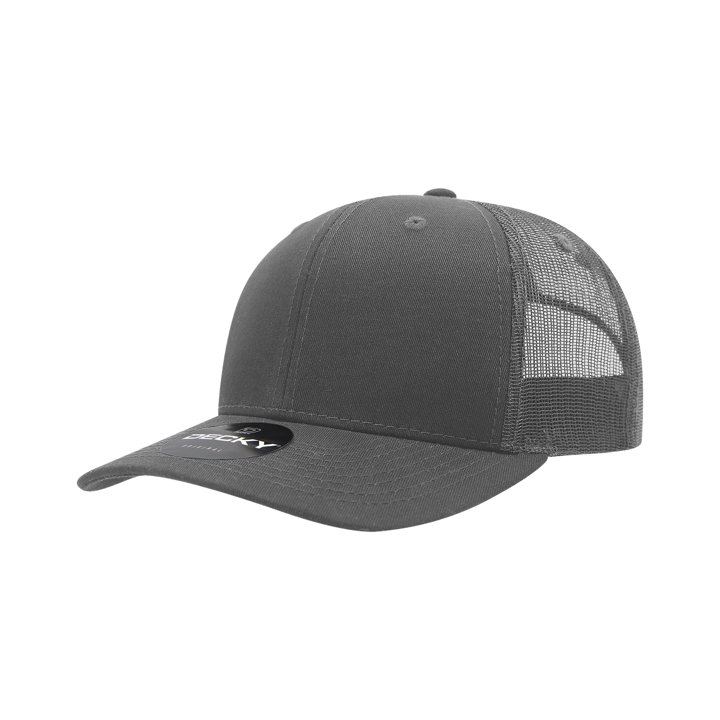 6 Panel Mid Profile Structured Mesh Back Blend Trucker 6021