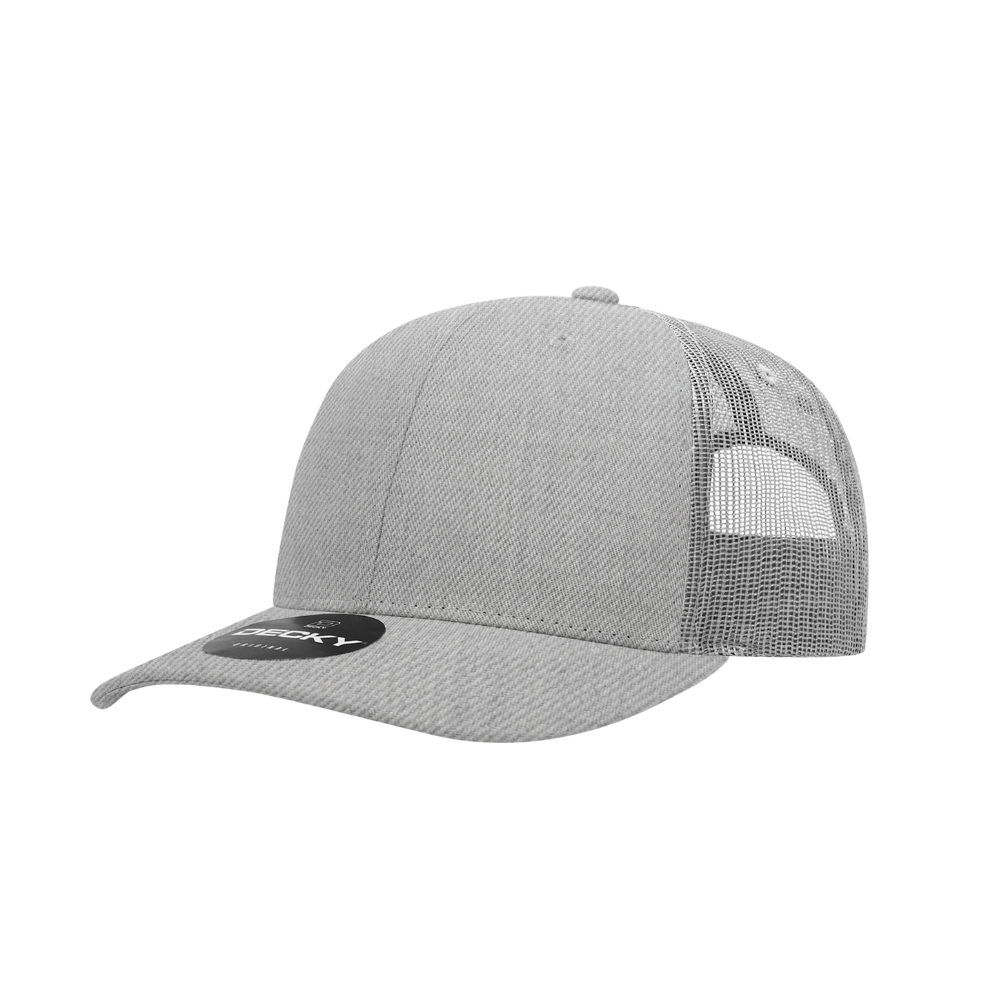 6 Panel Mid Profile Structured Mesh Back Blend Trucker 6021