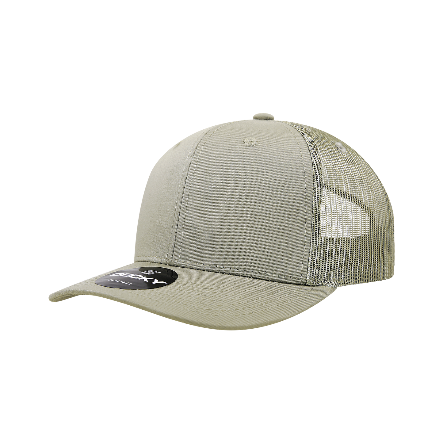 6 Panel Mid Profile Structured Mesh Back Blend Trucker 6021