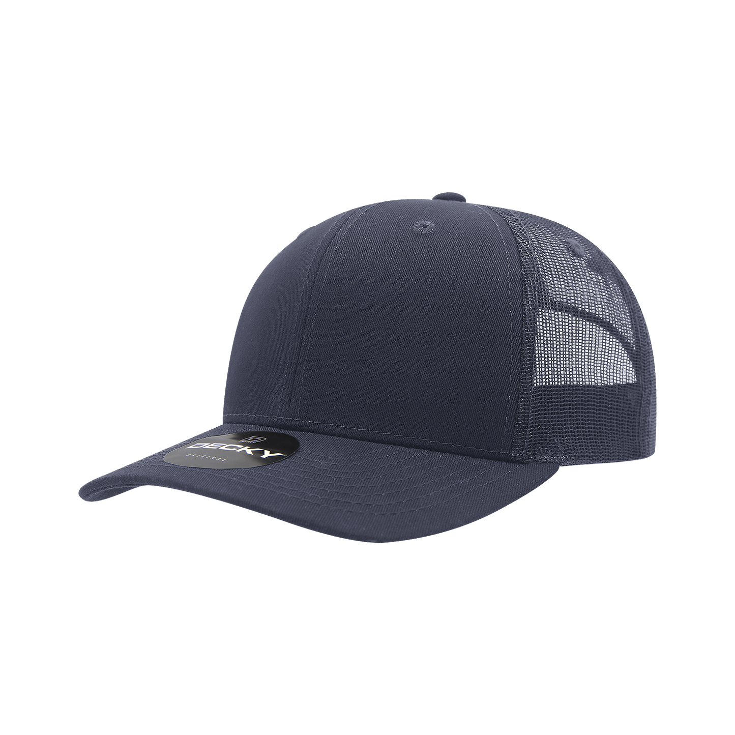 6 Panel Mid Profile Structured Mesh Back Blend Trucker 6021