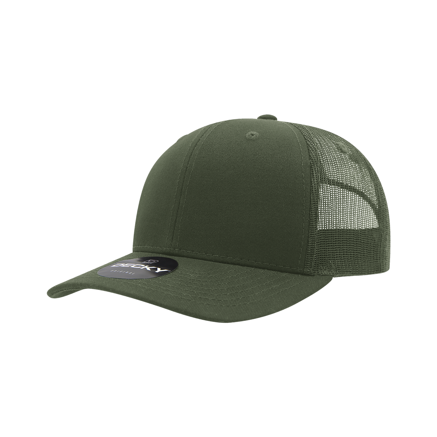 6 Panel Mid Profile Structured Mesh Back Blend Trucker 6021