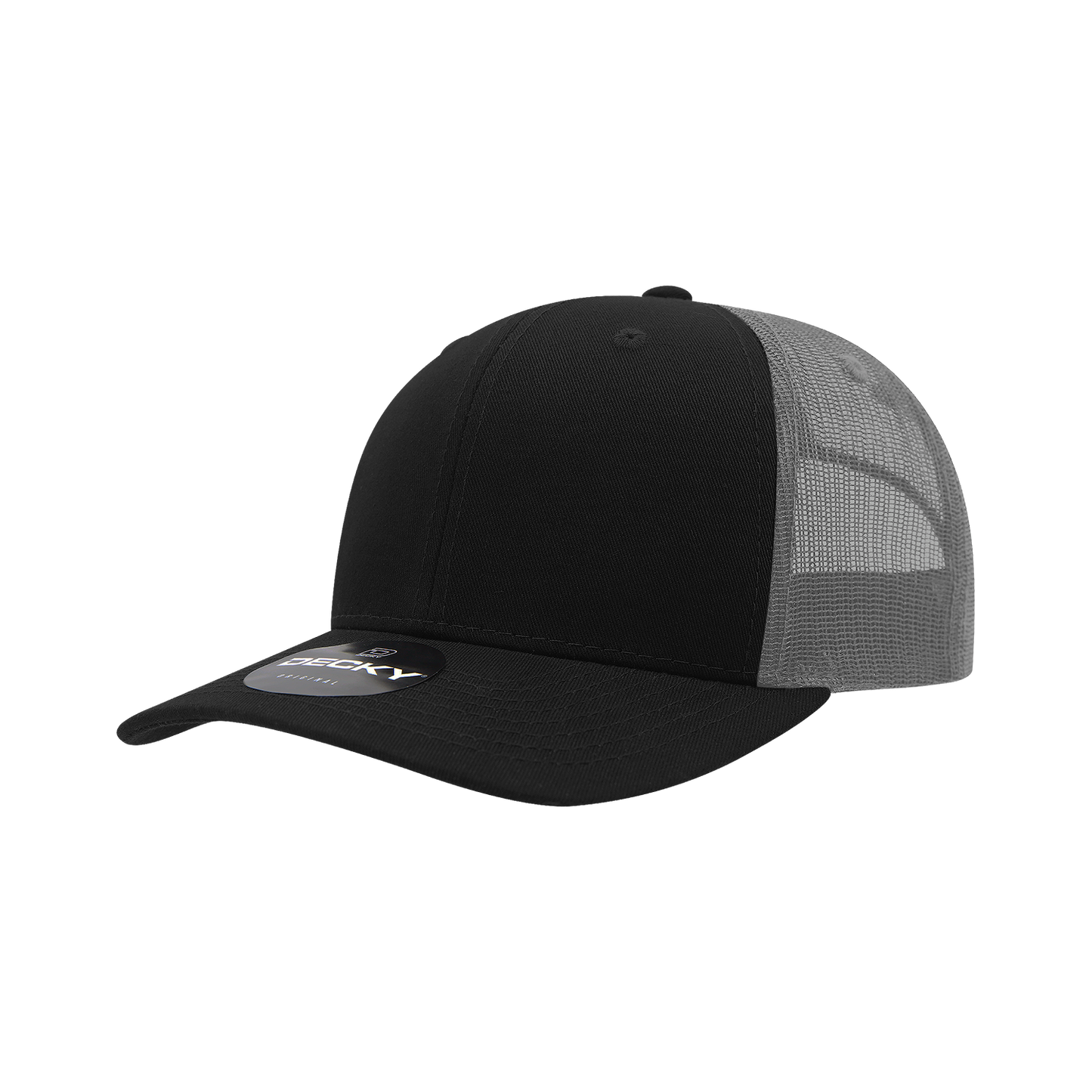 6 Panel Mid Profile Structured Mesh Back Blend Trucker 6021