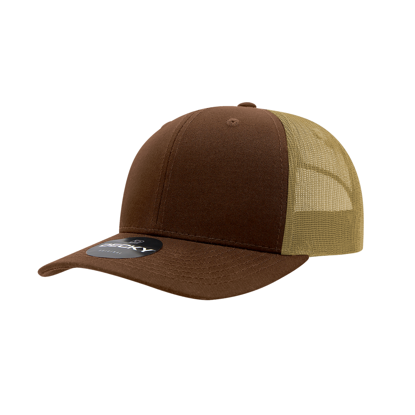 6 Panel Mid Profile Structured Mesh Back Blend Trucker 6021