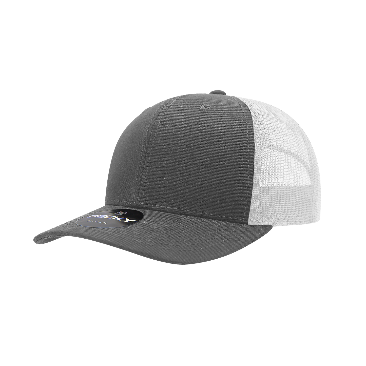 6 Panel Mid Profile Structured Mesh Back Blend Trucker 6021