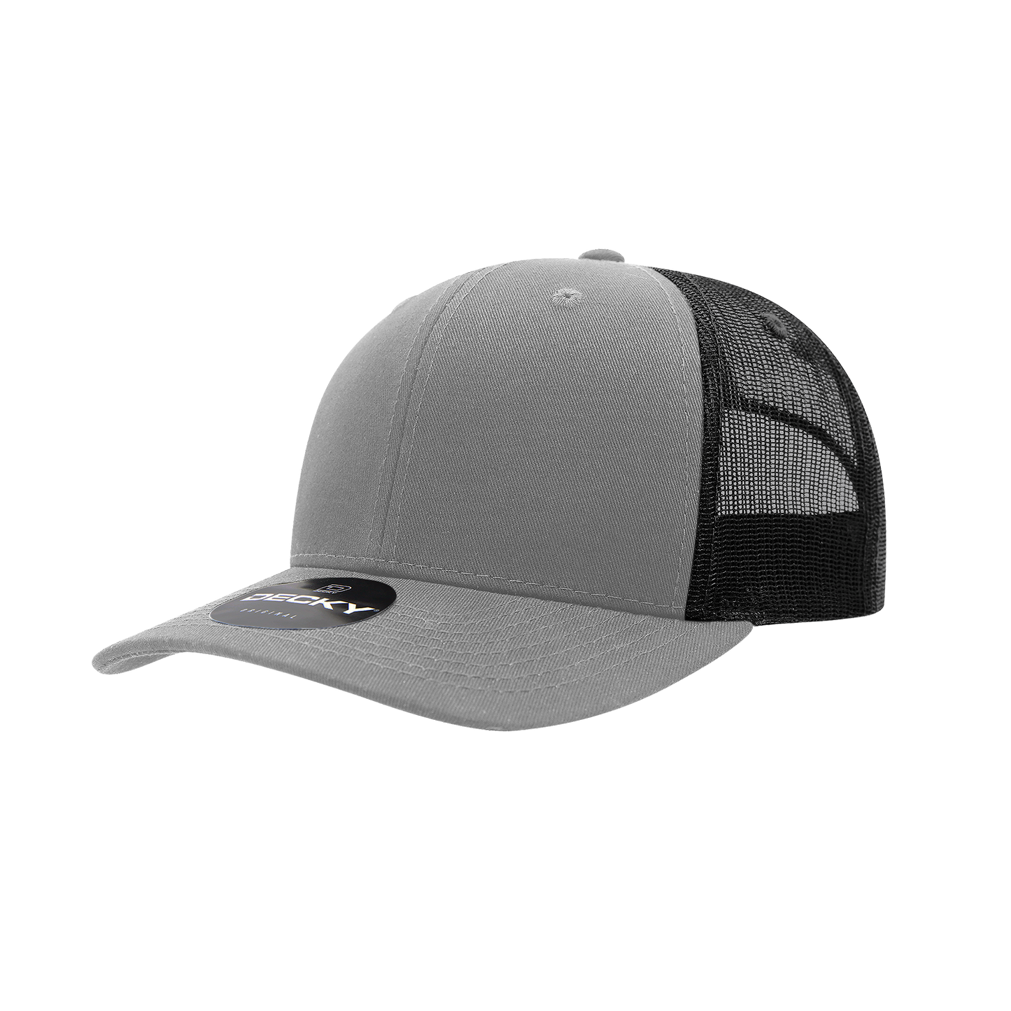 6 Panel Mid Profile Structured Mesh Back Blend Trucker 6021