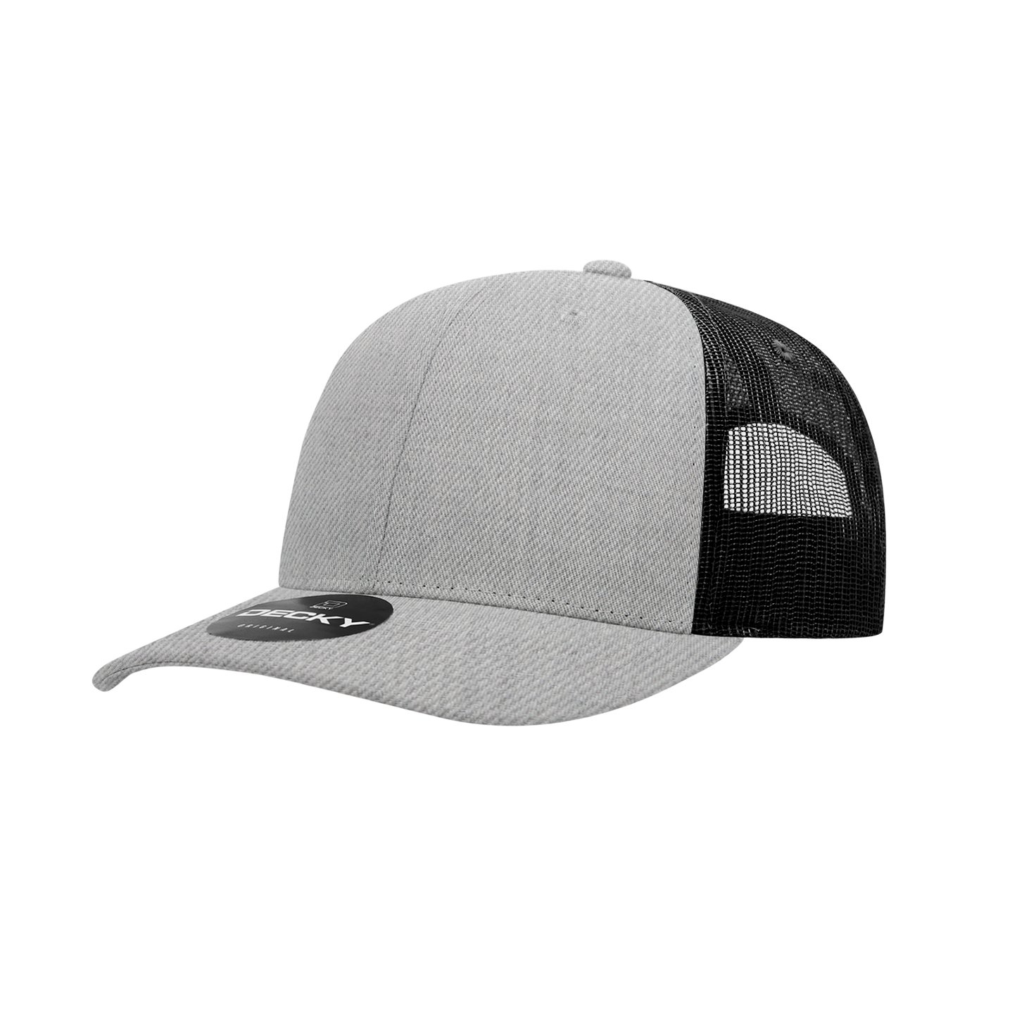 6 Panel Mid Profile Structured Mesh Back Blend Trucker 6021