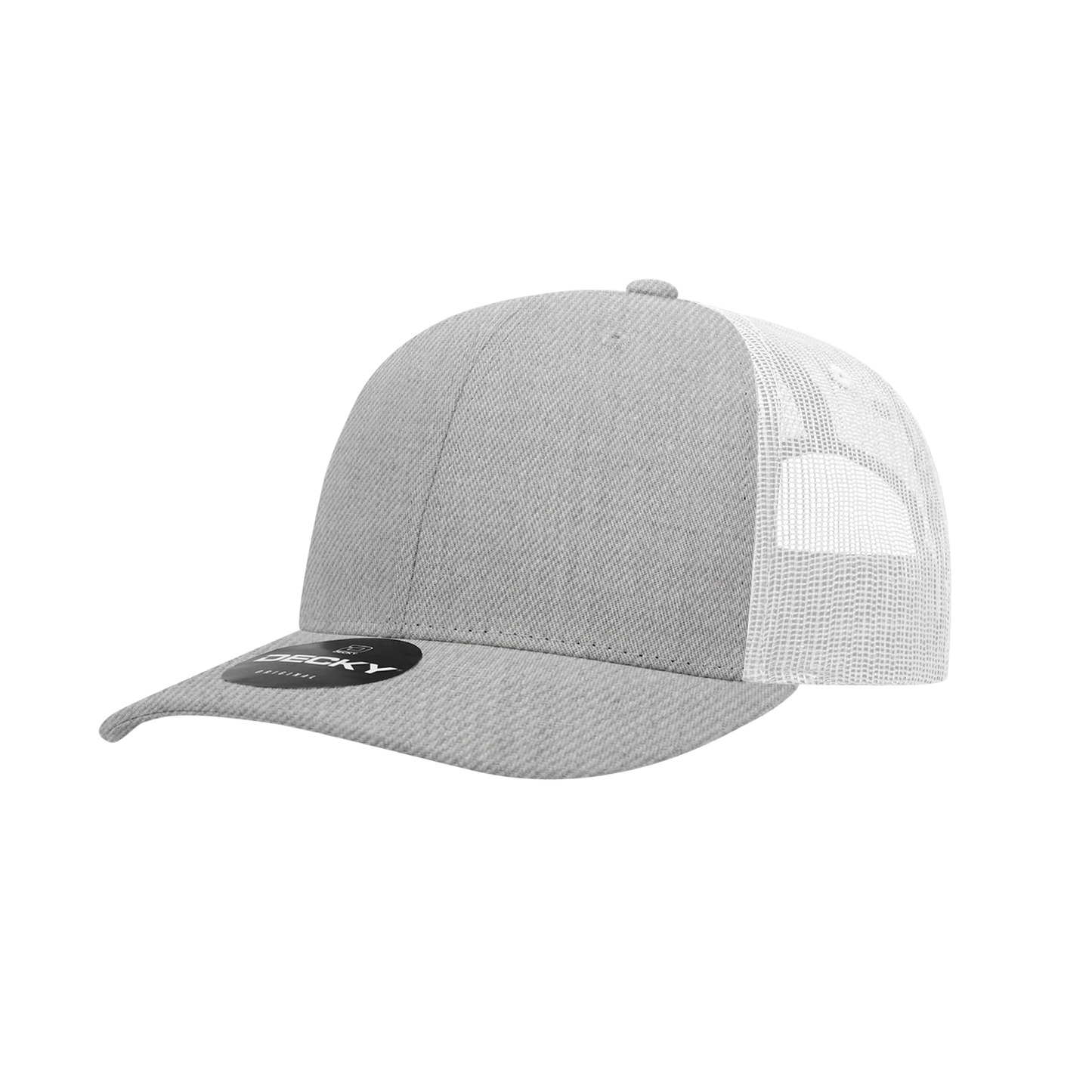 6 Panel Mid Profile Structured Mesh Back Blend Trucker 6021