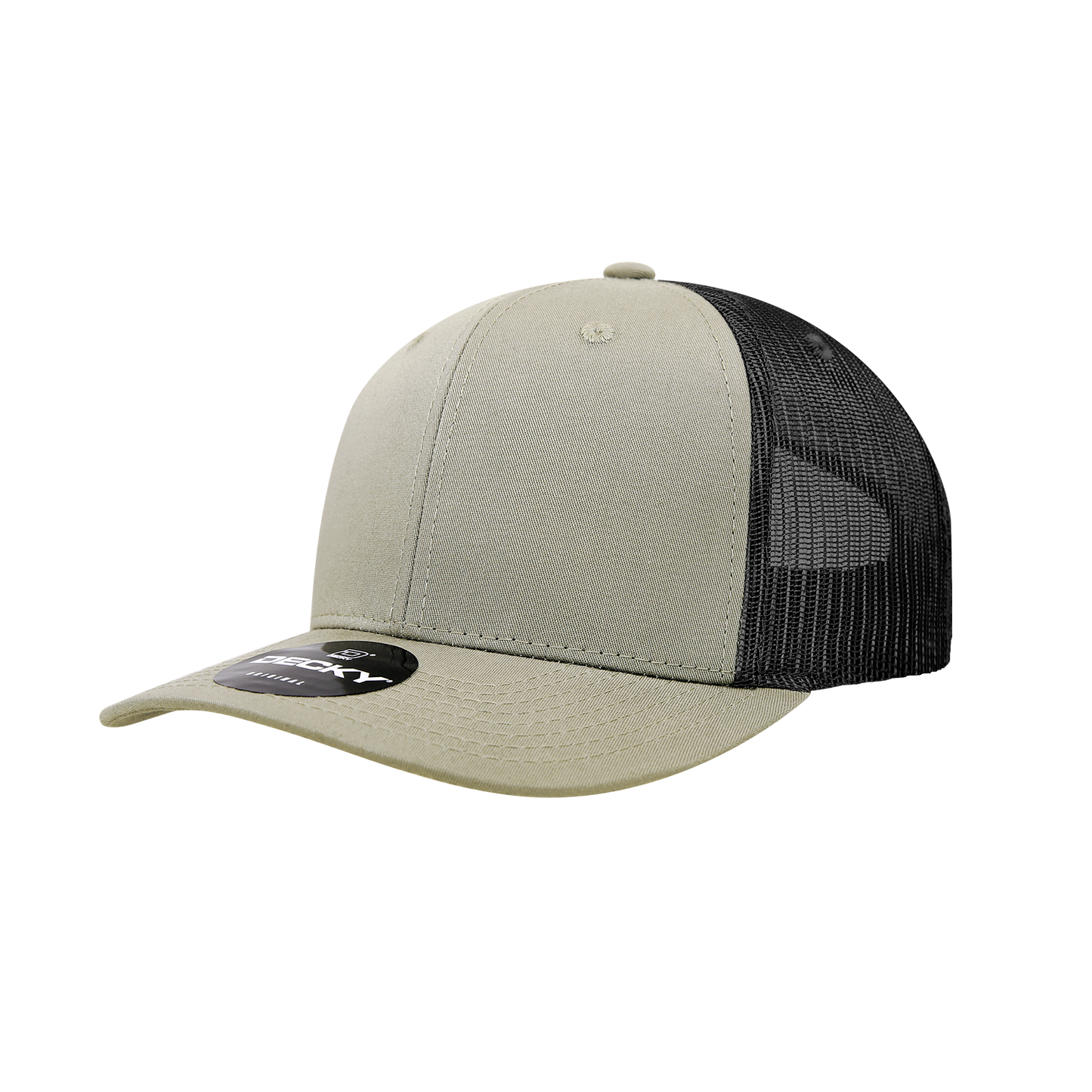 6 Panel Mid Profile Structured Mesh Back Blend Trucker 6021