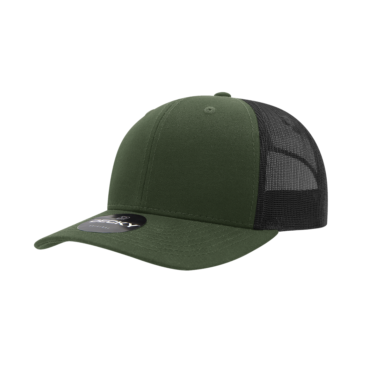 6 Panel Mid Profile Structured Mesh Back Blend Trucker 6021