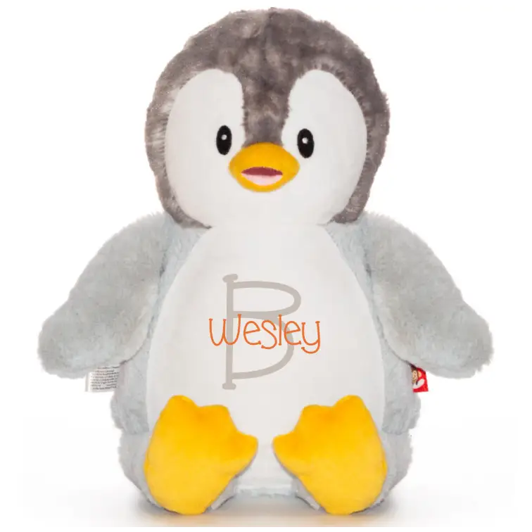 Penguin Cute Plush - First Name, Last Initial - Plushie