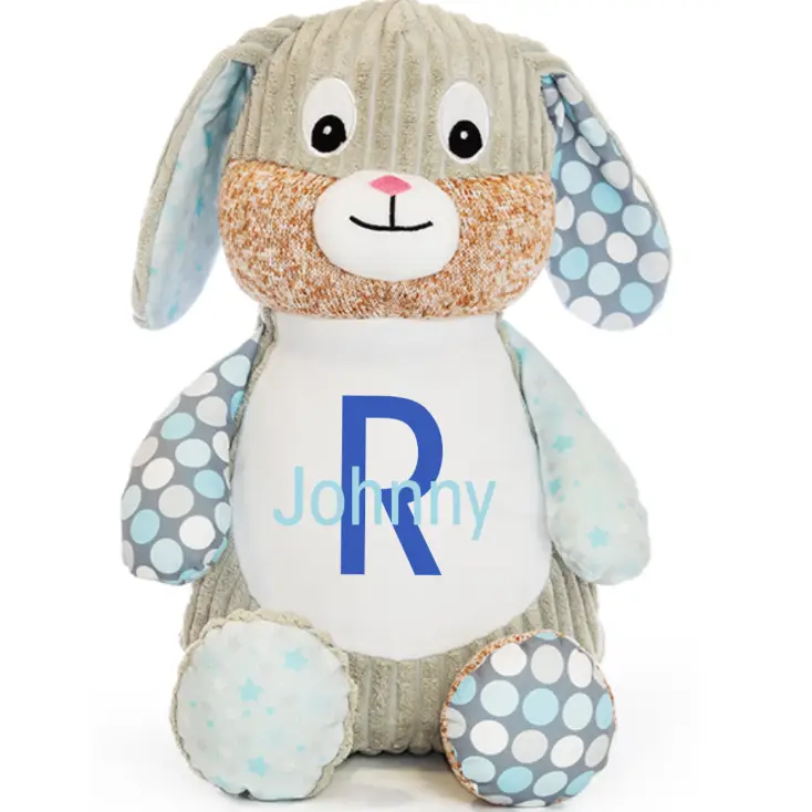 Sensory Bunny Starry Night Cute Plush - First Name, Last