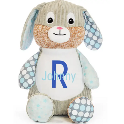 Sensory Bunny Starry Night Cute Plush - First Name, Last