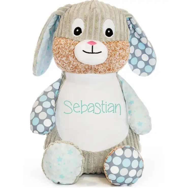 Sensory Bunny Starry Night Cute Plush - First Name - Plushie