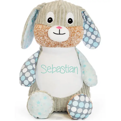 Sensory Bunny Starry Night Cute Plush - First Name - Plushie